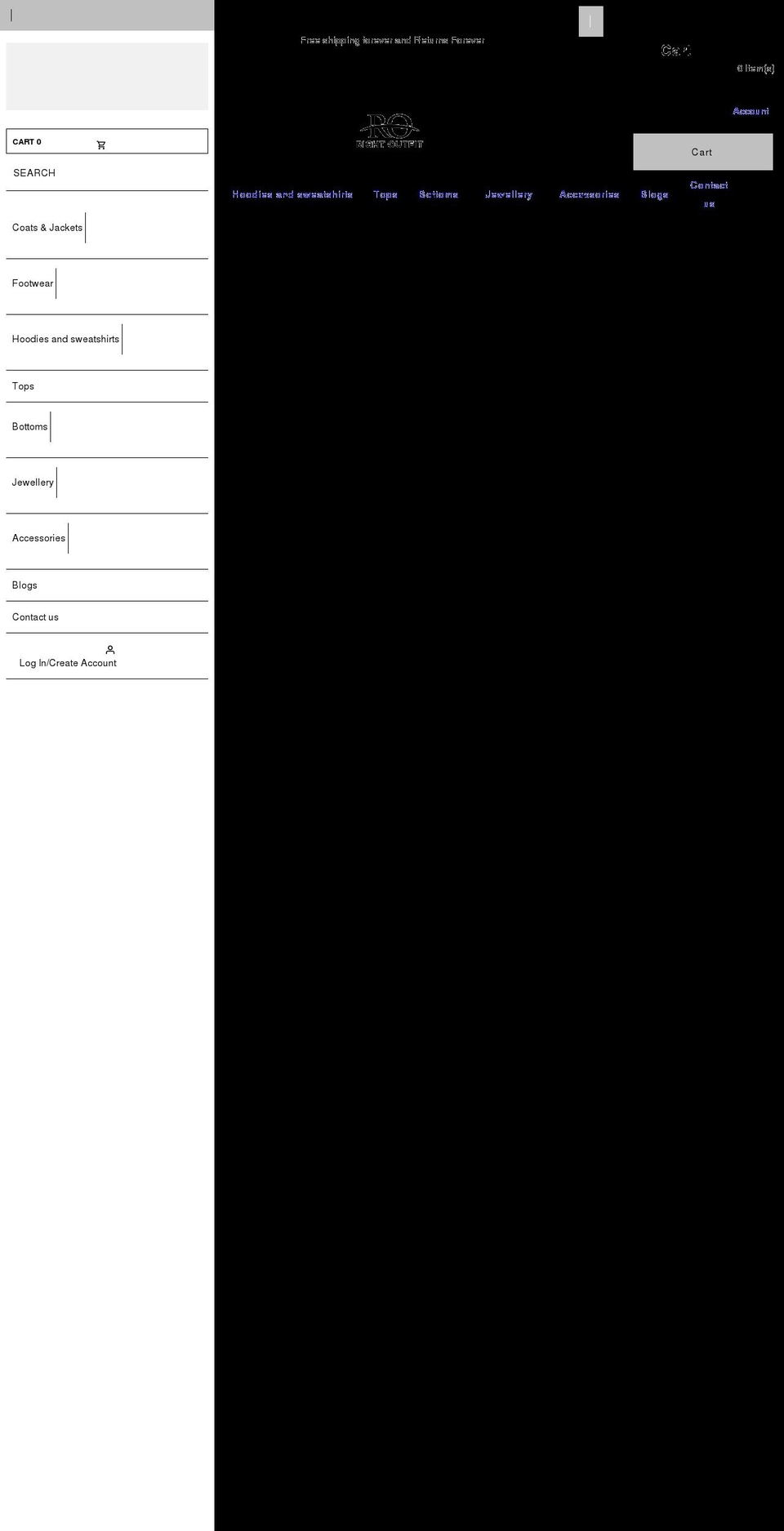 right-outfit.com — Shopify storefront screenshot