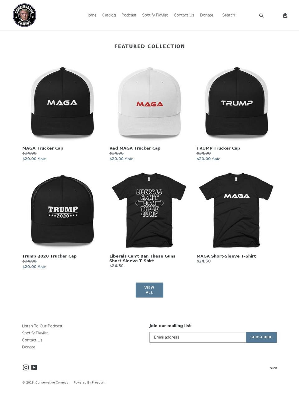 rightcomedy.com — Shopify storefront screenshot