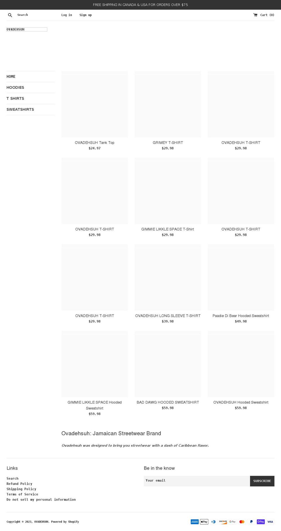 rightovadehsuh.com shopify website screenshot