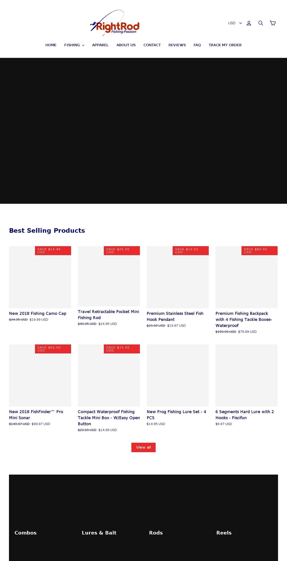 rightrod.com — Shopify storefront screenshot