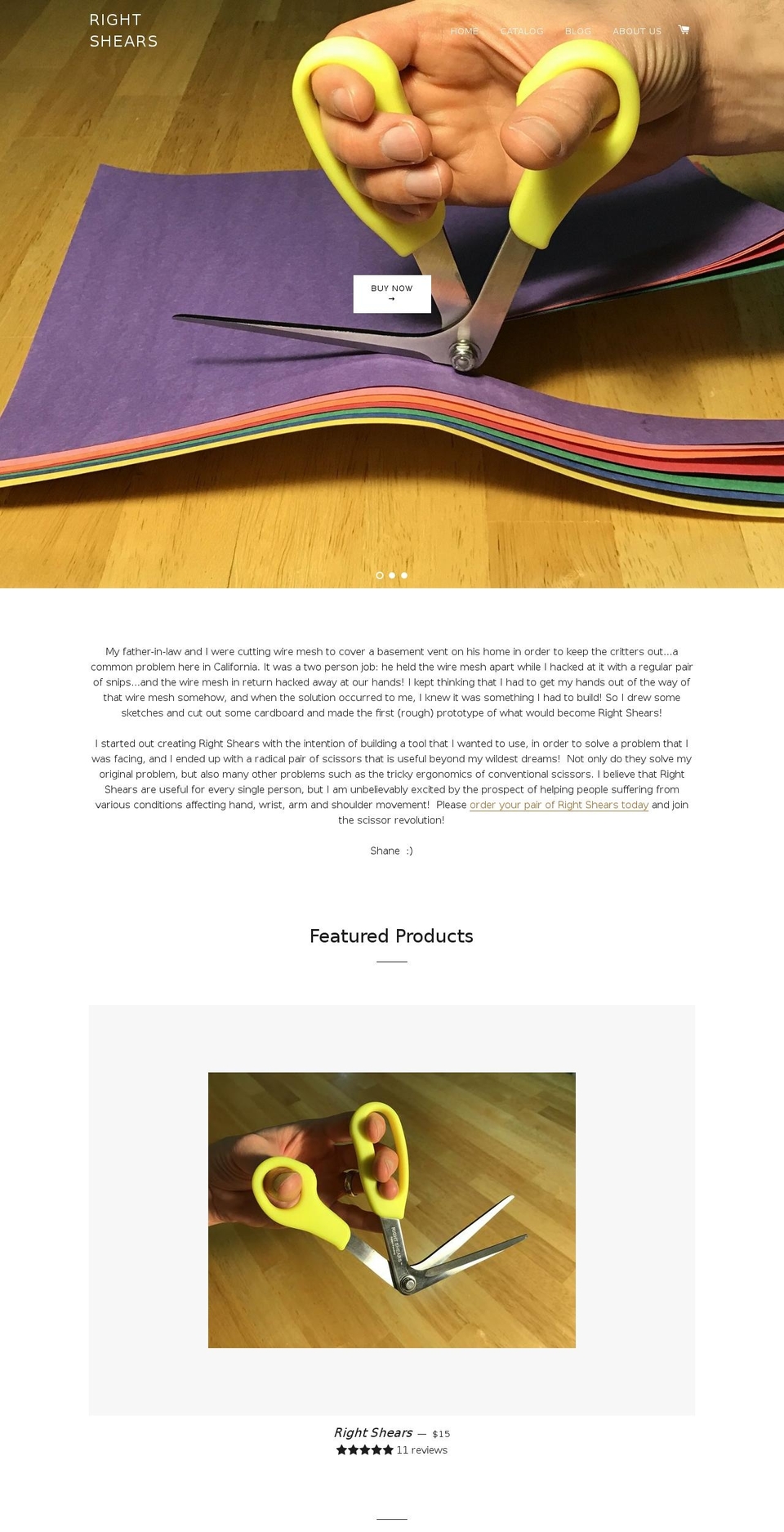 rightshears.com shopify website screenshot