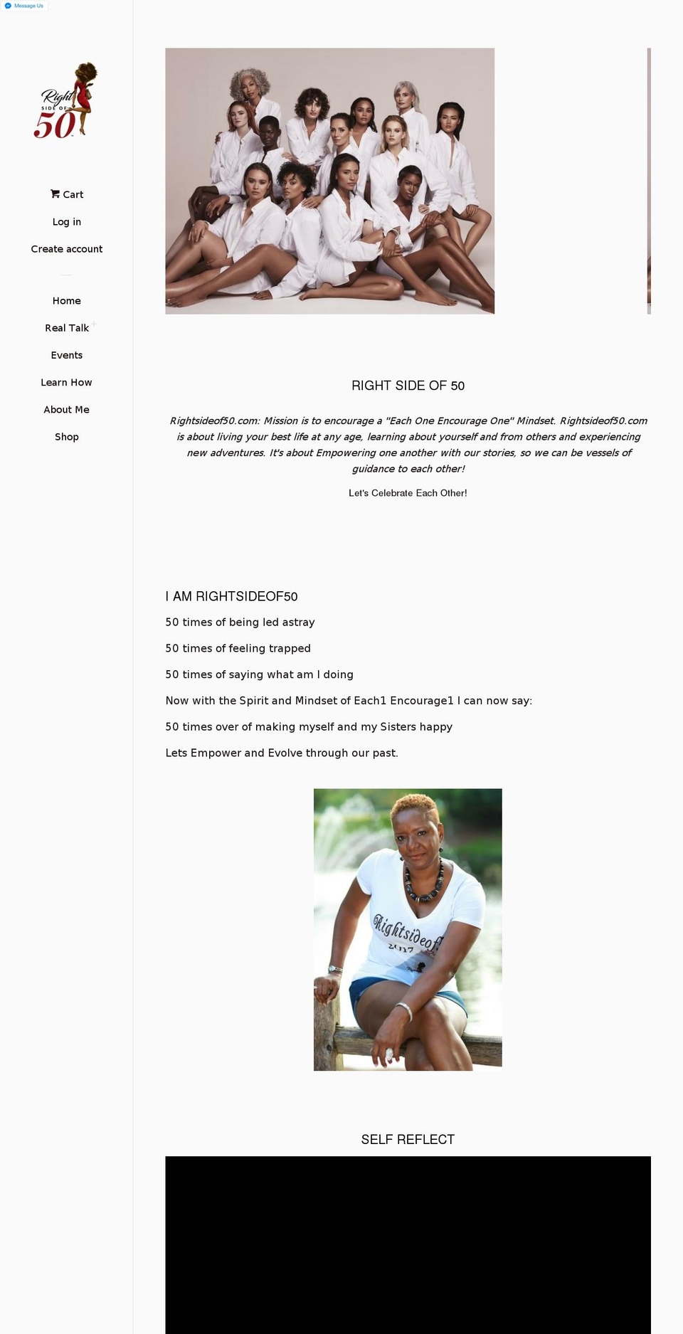 rightsideoffifty.com — Shopify storefront screenshot