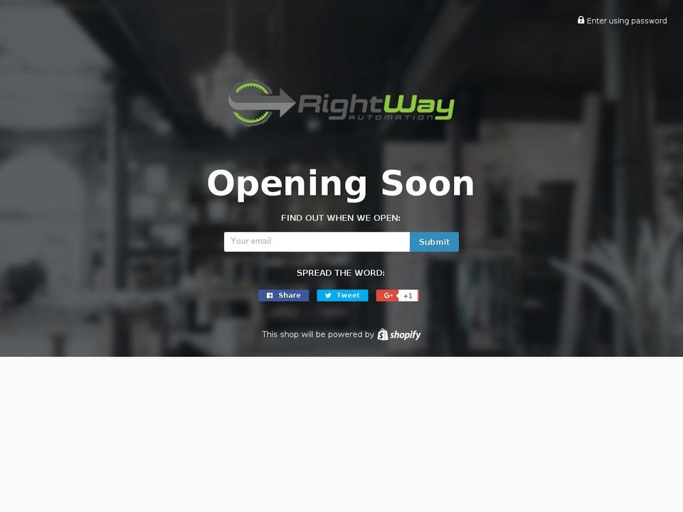 rightwayautomation.com shopify website screenshot