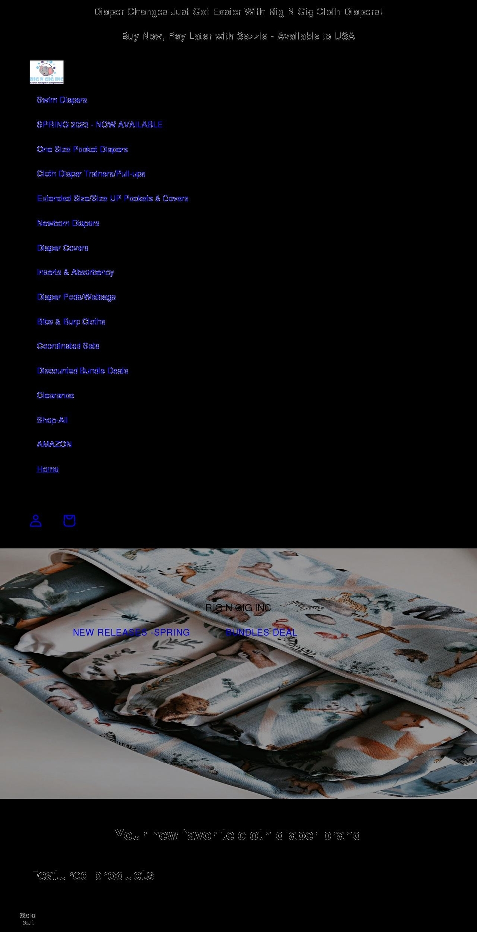 rigngig.com shopify website screenshot