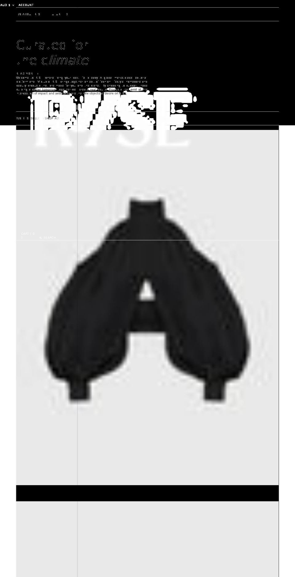 riise.shop shopify website screenshot