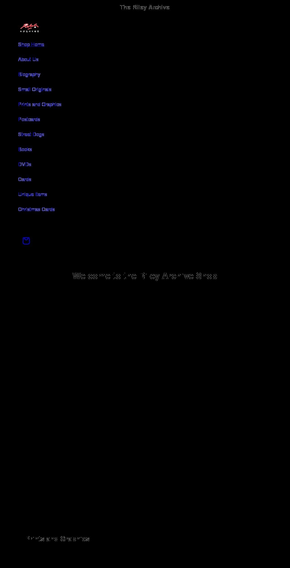 rileyarchive.myshopify.com shopify website screenshot