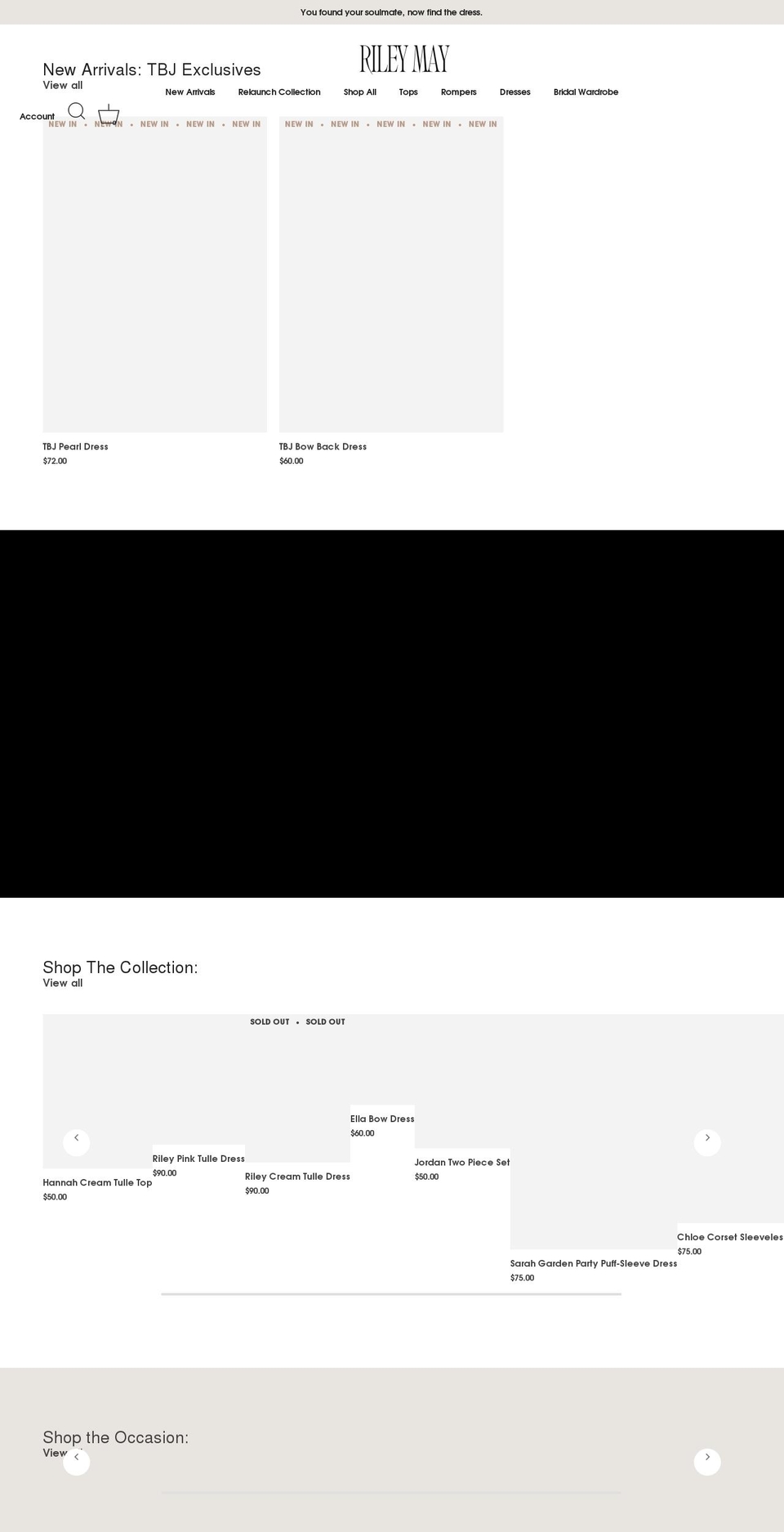 rileymayofficial.com shopify website screenshot