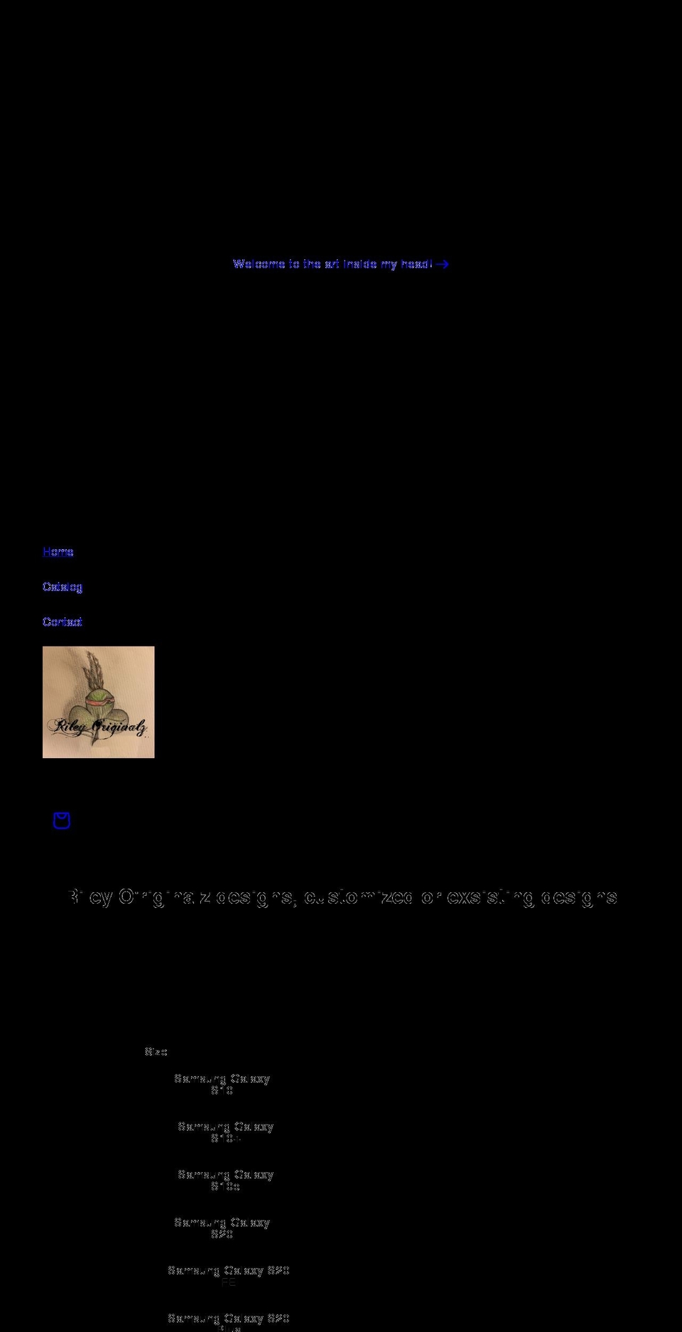rileyoriginalz.com shopify website screenshot