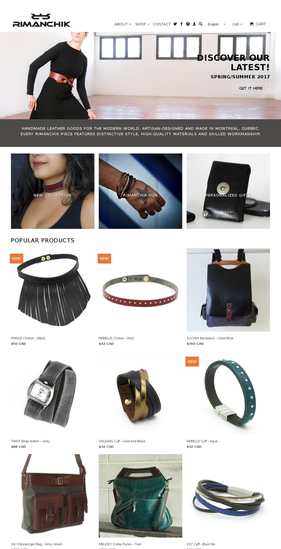 rimanchik.com shopify website screenshot