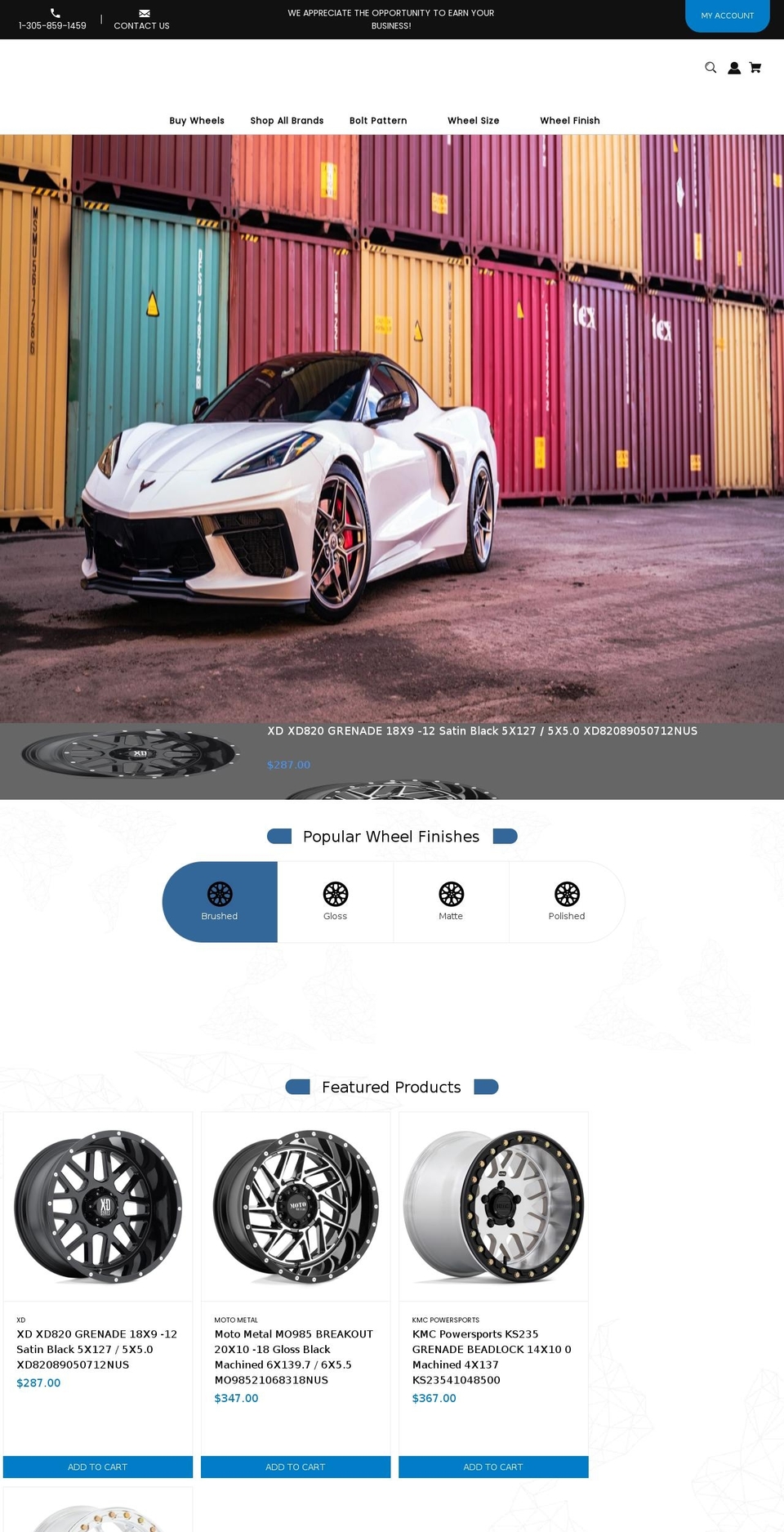 rimbroker.com shopify website screenshot