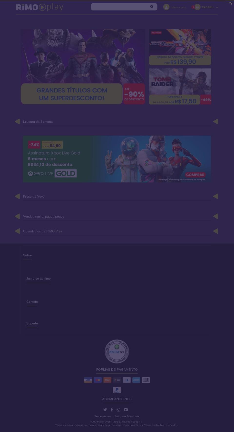 rimoplay.net shopify website screenshot