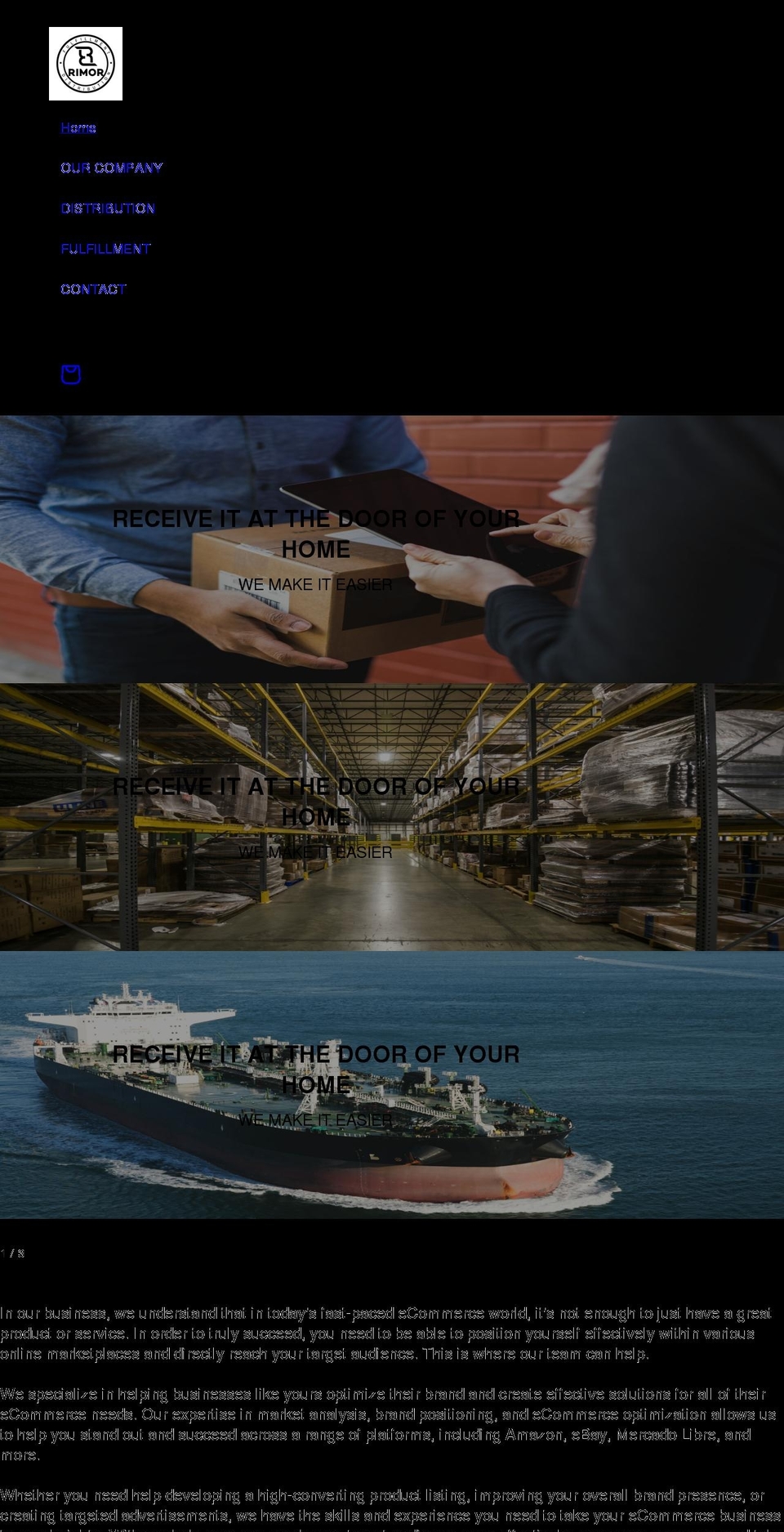 rimorcorp.com shopify website screenshot