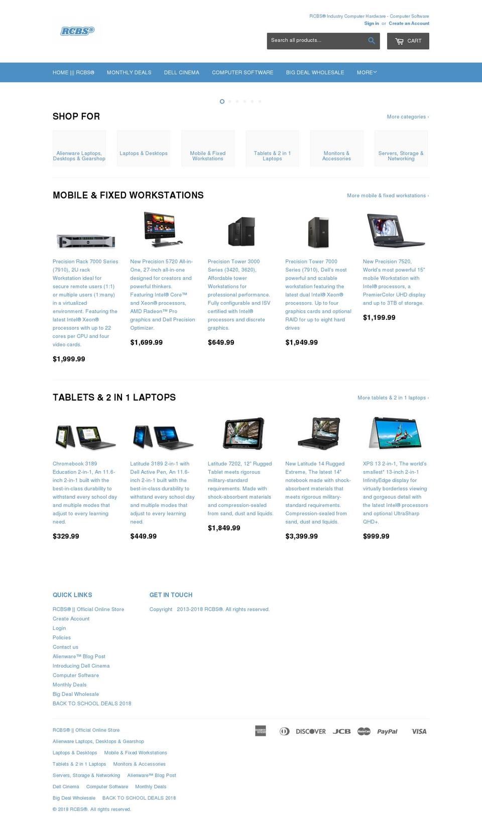 rimpcaliforniabusinesssupplies.com — Shopify storefront screenshot