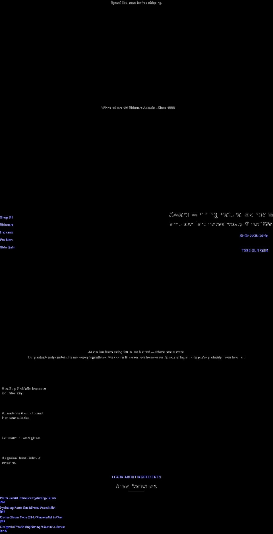 rinascentia.com.au shopify website screenshot