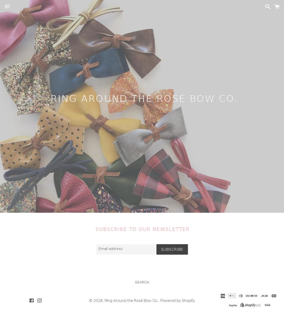 ringaroundtherosebowco.com shopify website screenshot