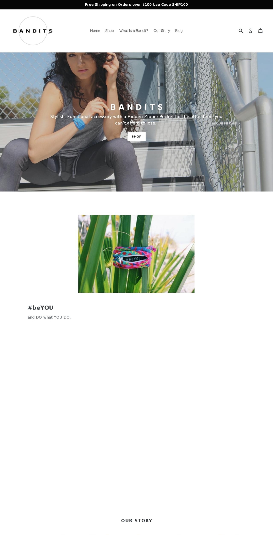 ringbandits.com shopify website screenshot