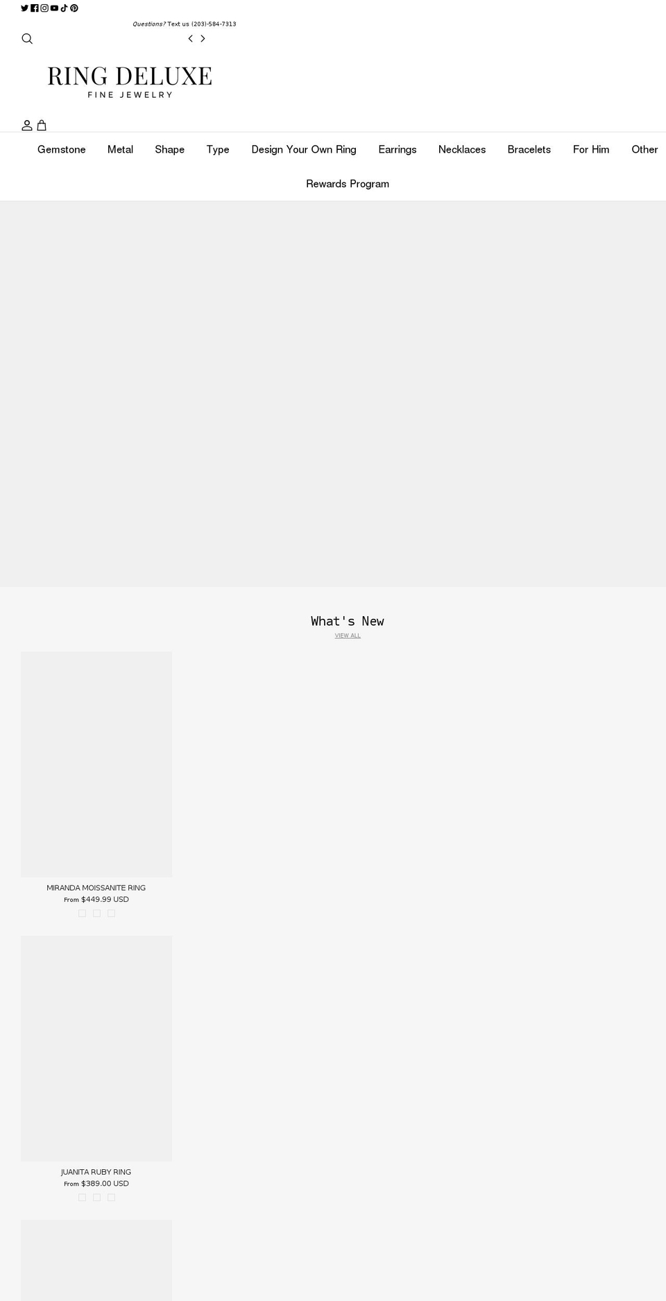 ringdeluxemen.com shopify website screenshot