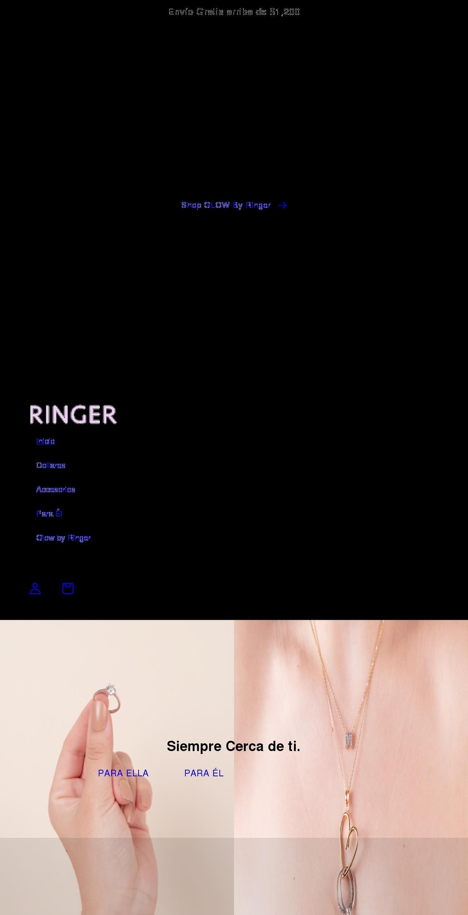 ringer.mx shopify website screenshot