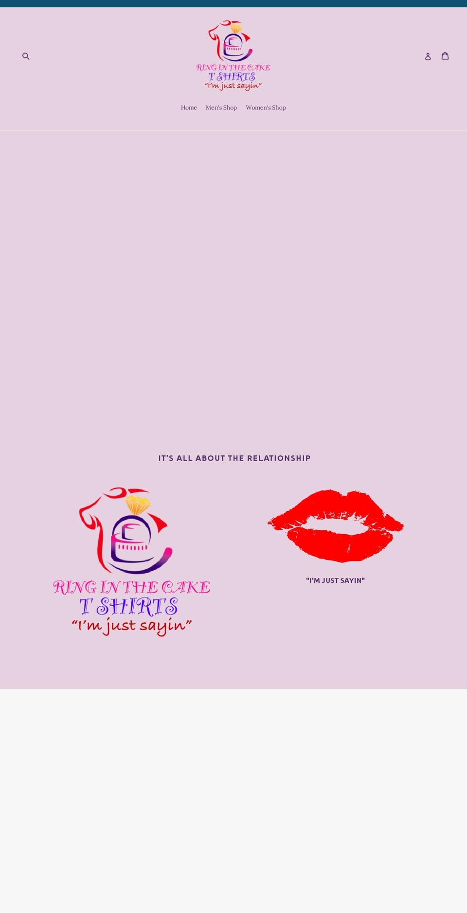ringinthecaketshirts.com — Shopify storefront screenshot