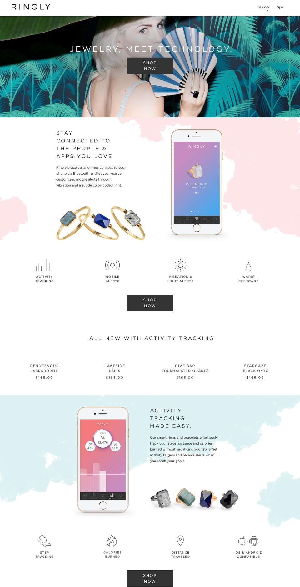 ringlyring.com shopify website screenshot
