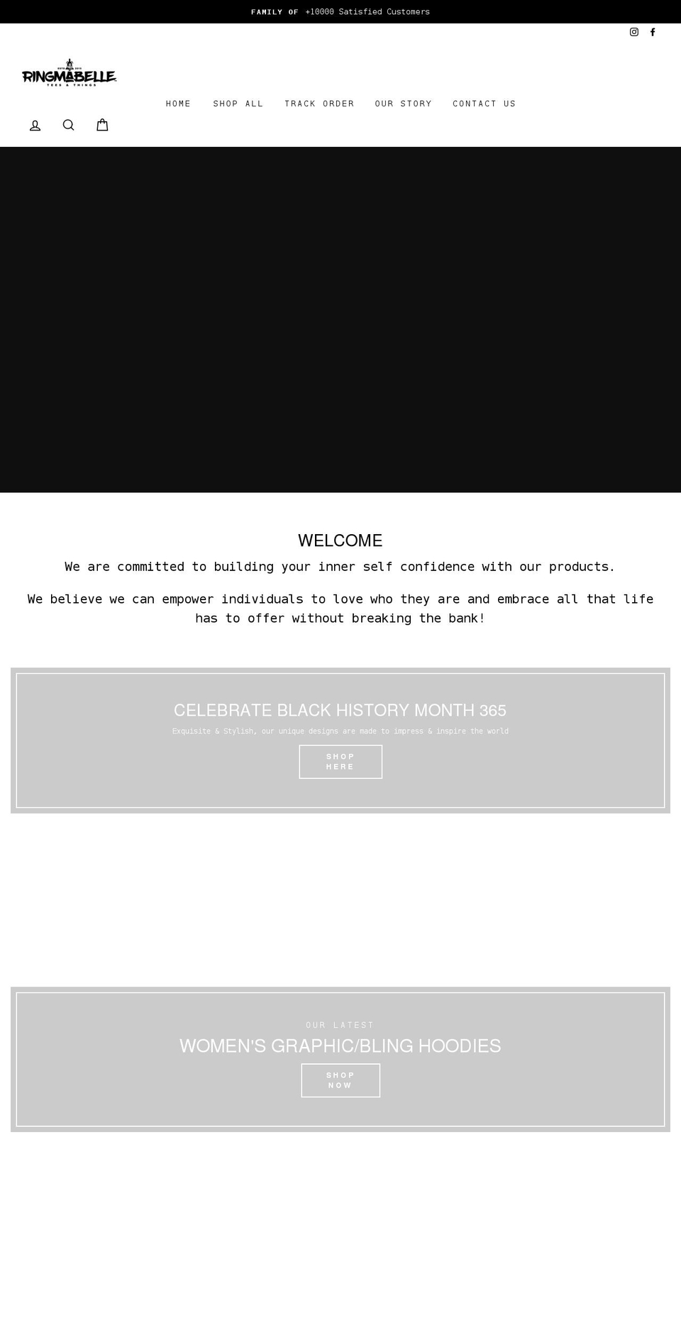 ringmabelles.com shopify website screenshot