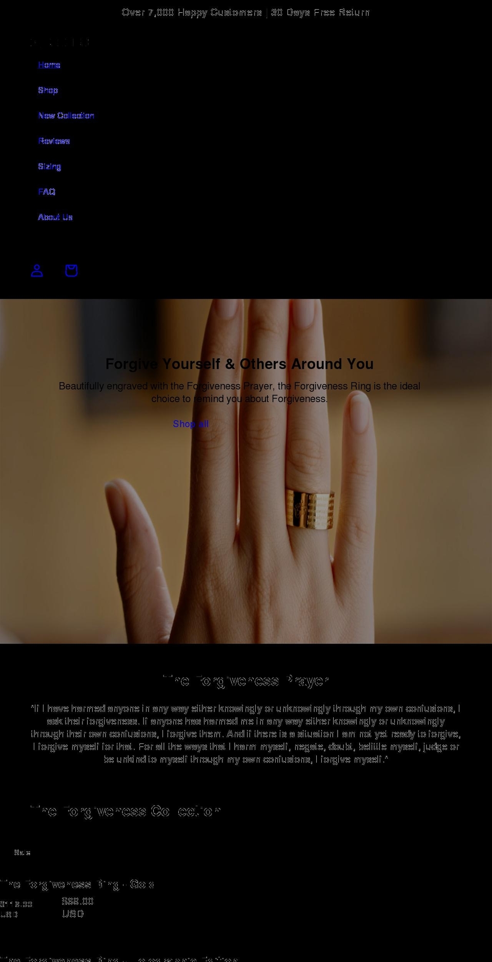 ringroundins.com shopify website screenshot