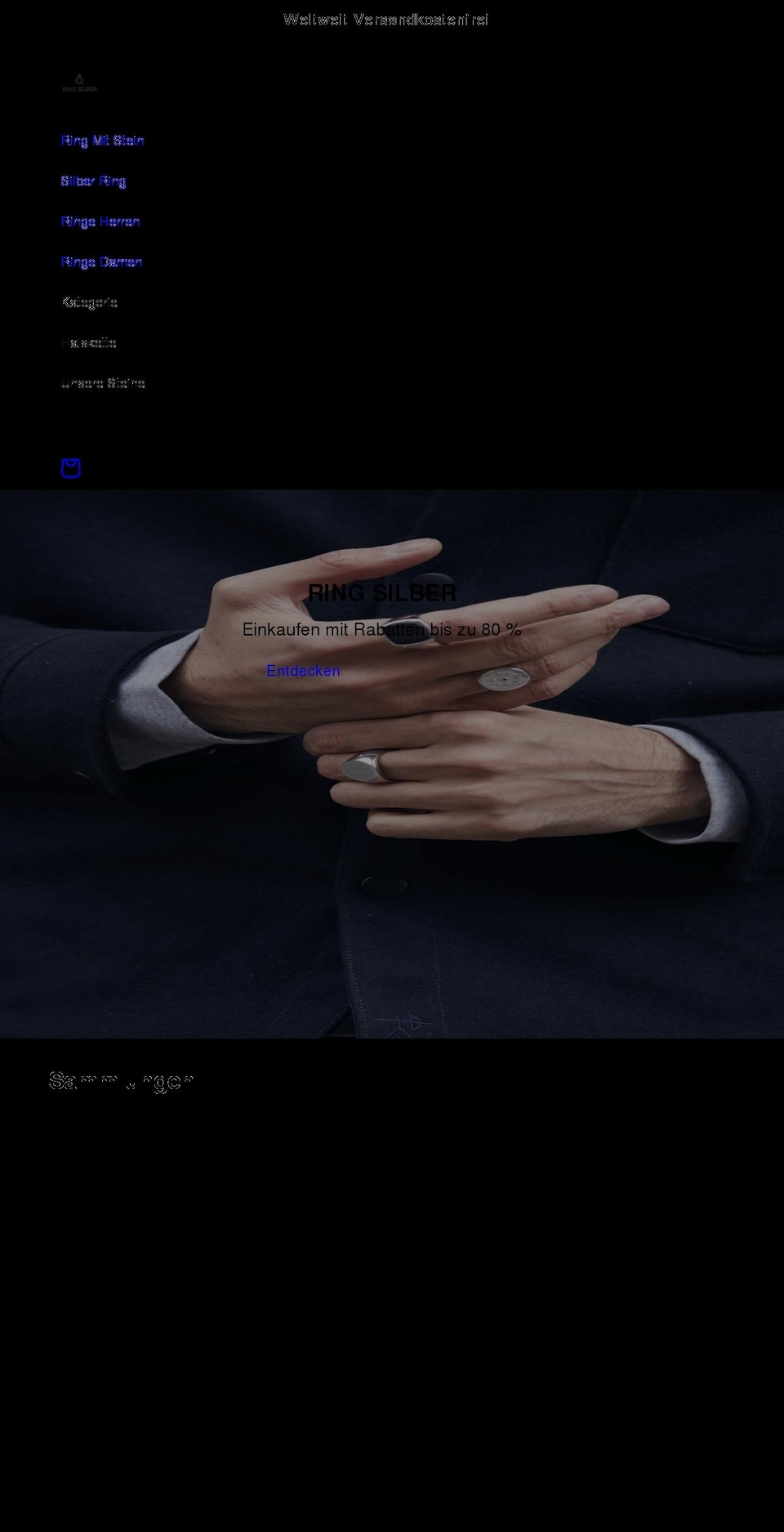 ringsilber.com shopify website screenshot
