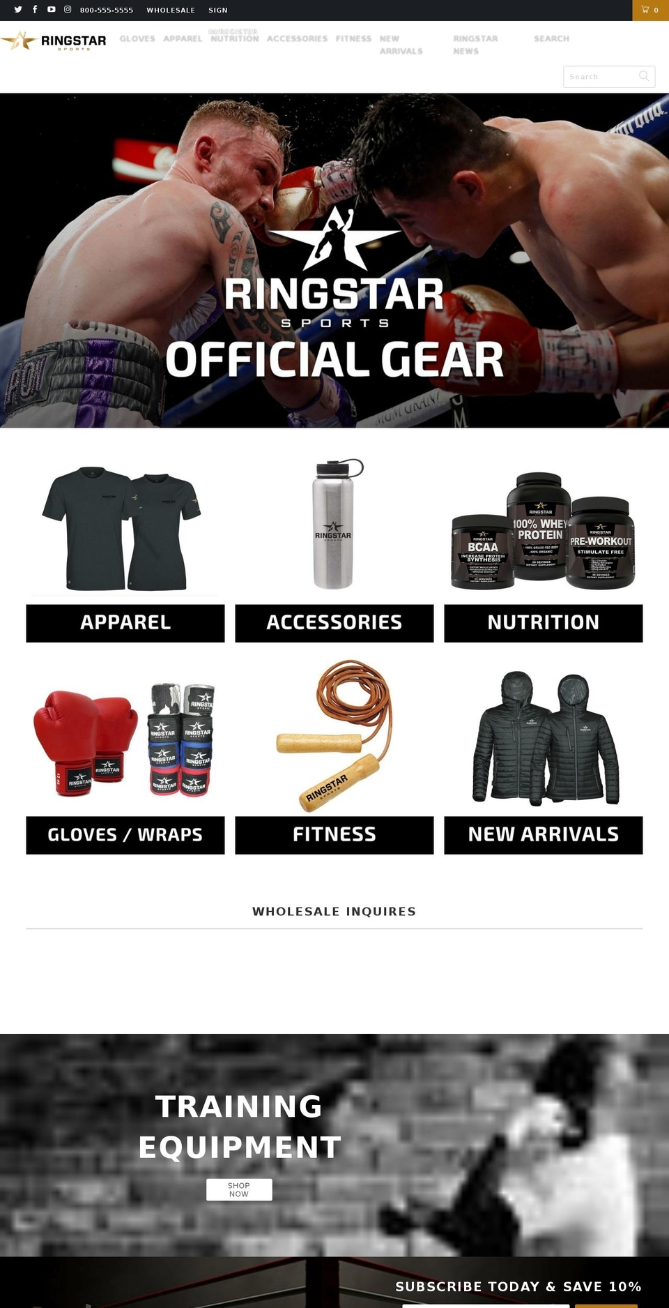ringstarshop.com — Shopify storefront screenshot