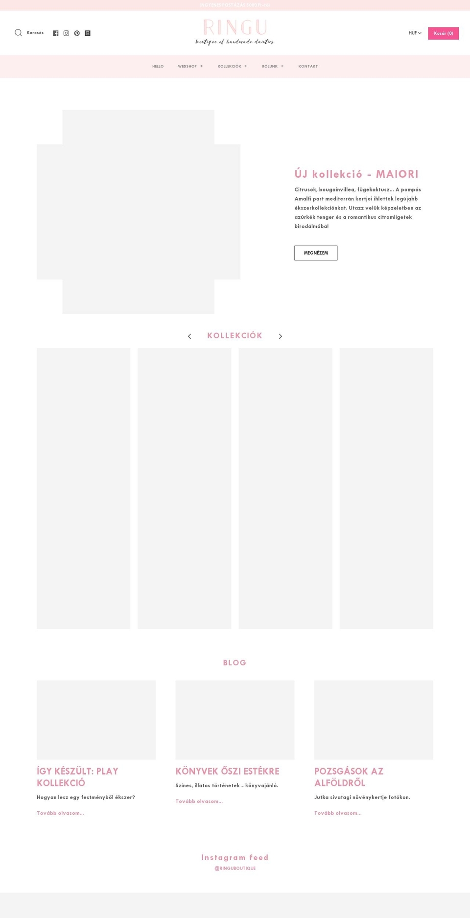 ringuboutique.com shopify website screenshot