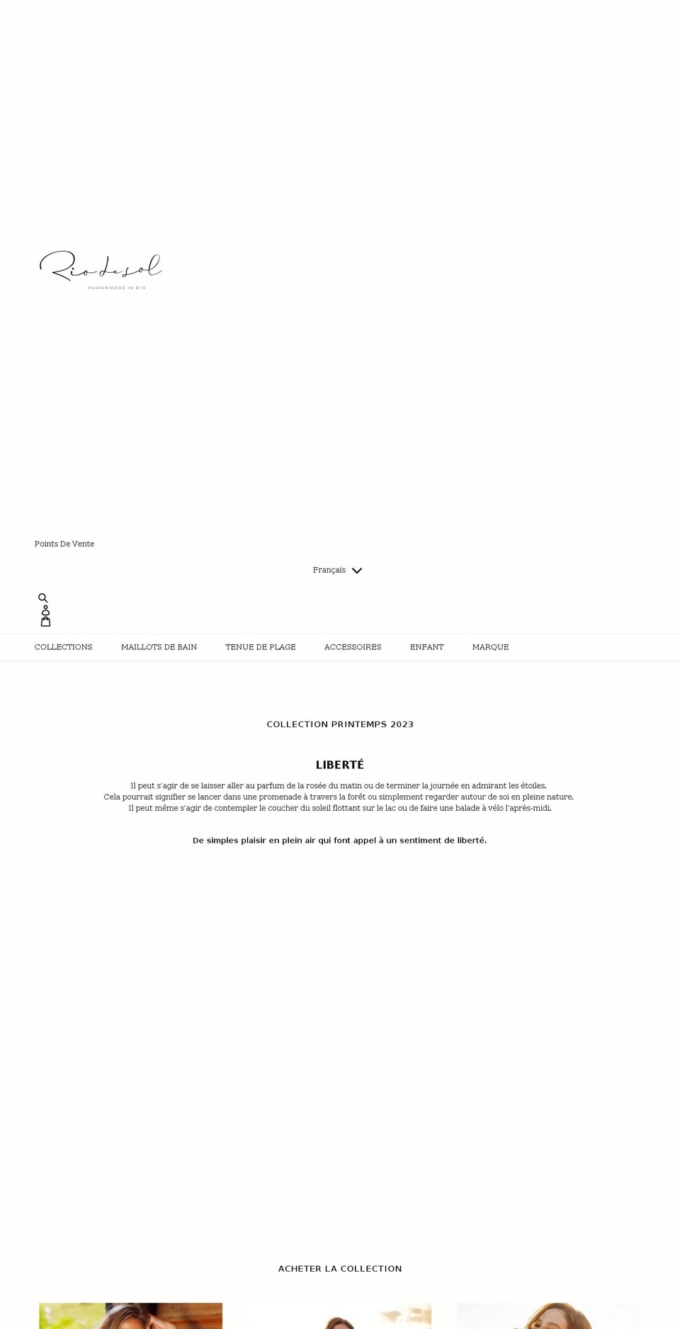 RDSREBRANDING Shopify theme site example riodesol.fr