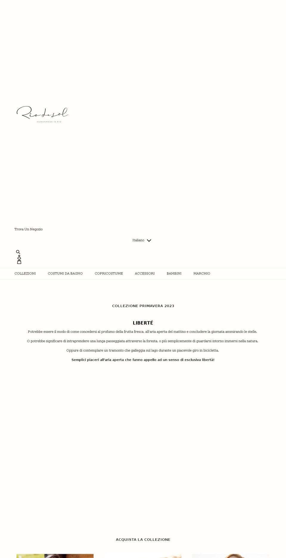 RDSREBRANDING Shopify theme site example riodesol.it