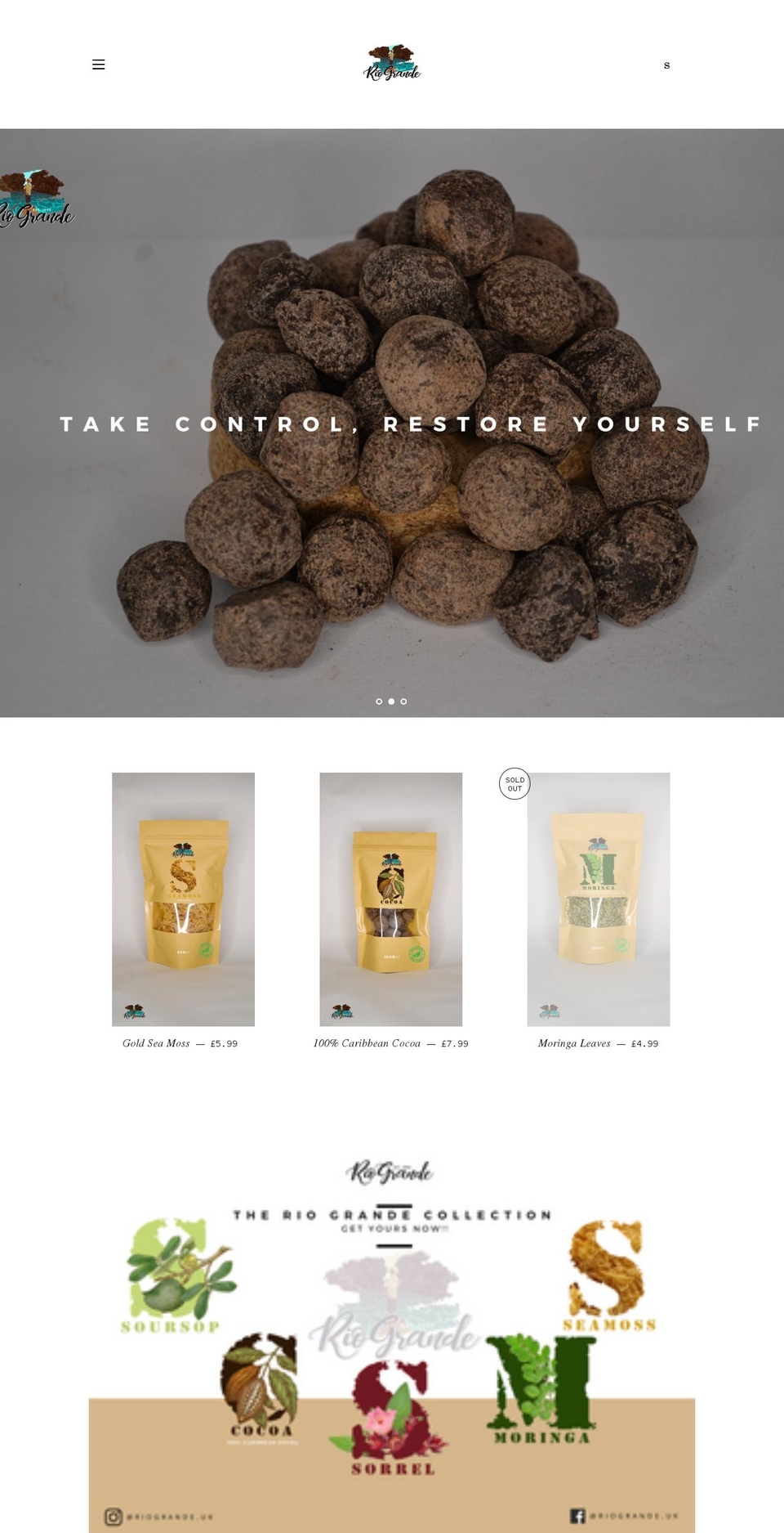 riogrande.uk shopify website screenshot