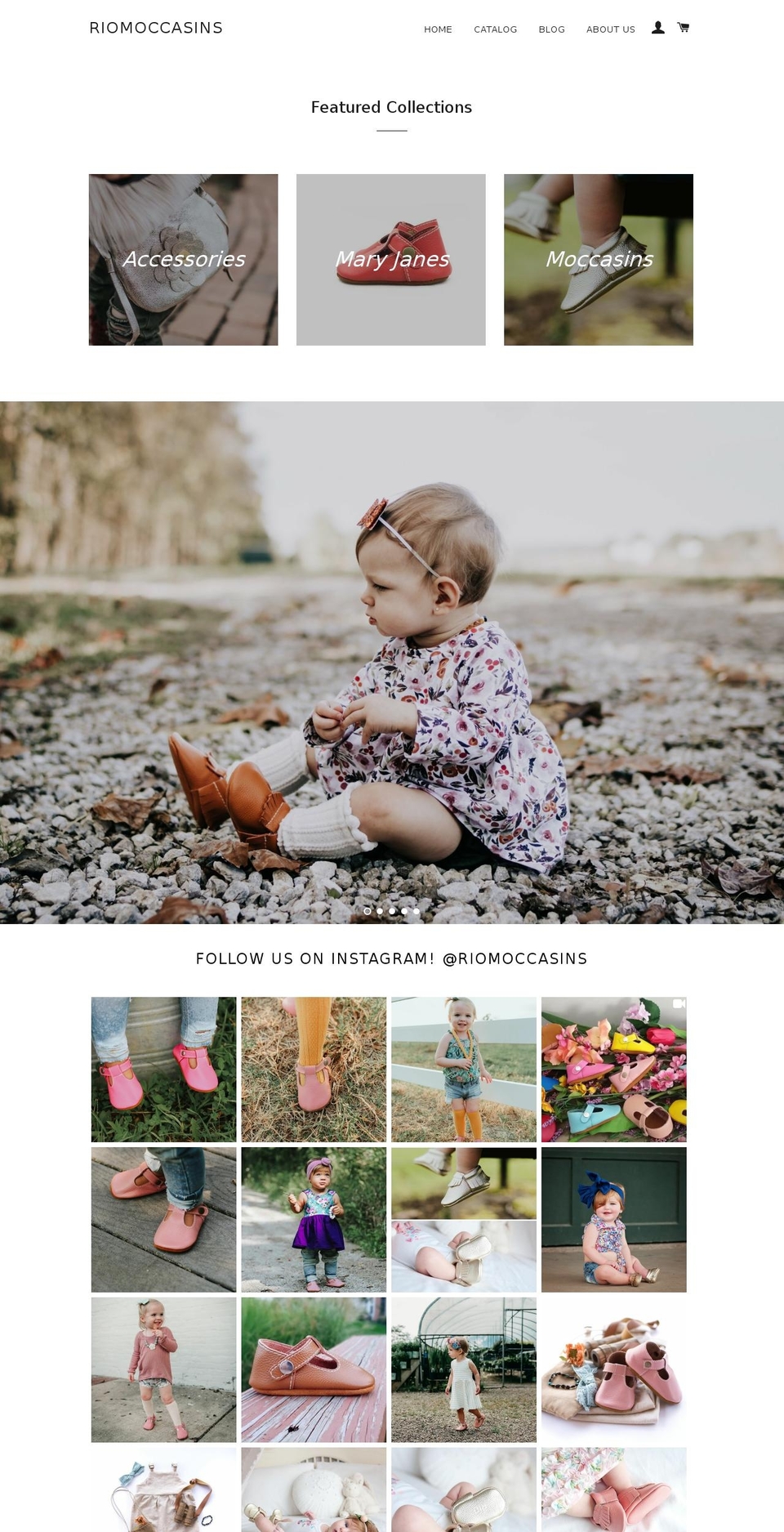 riomoccasins.com — Shopify storefront screenshot