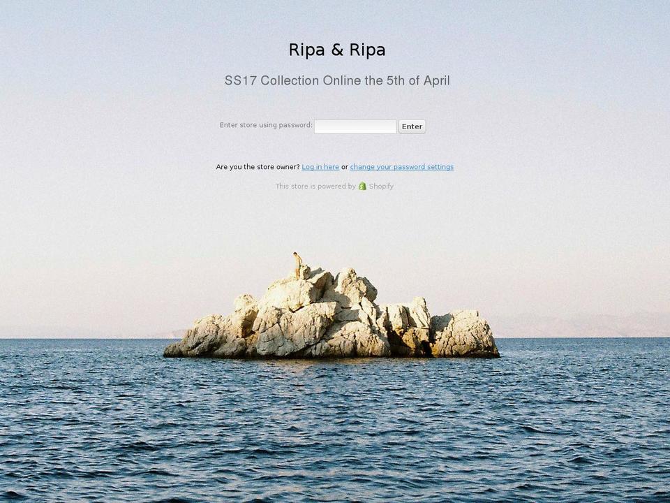 riparipa.com shopify website screenshot