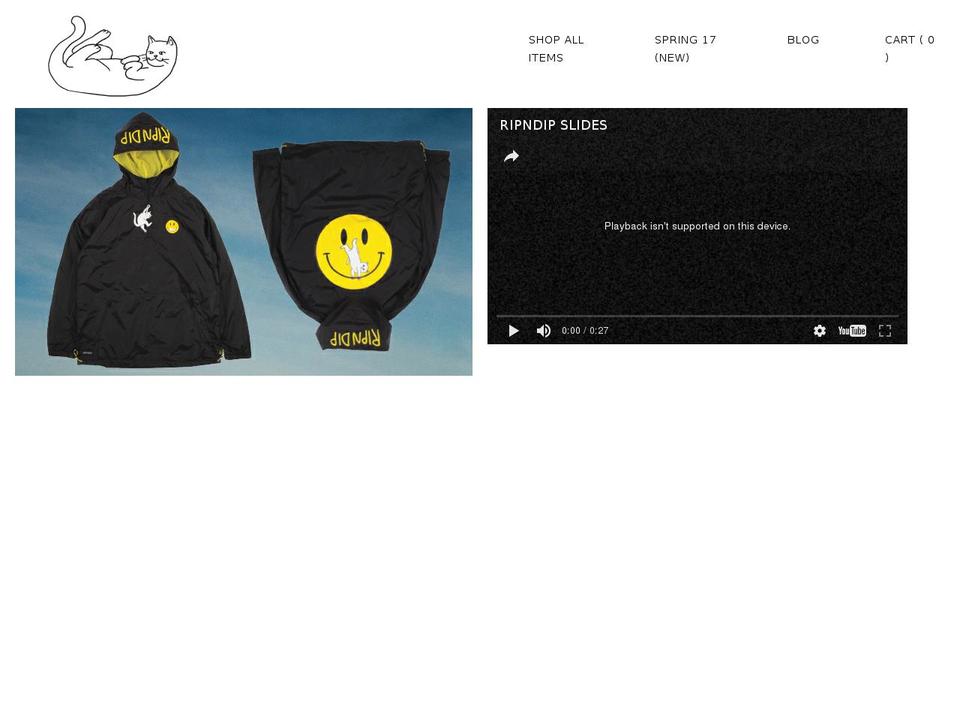 Desktop 2.4 - Check and Logo Updates Shopify theme site example ripndip.org