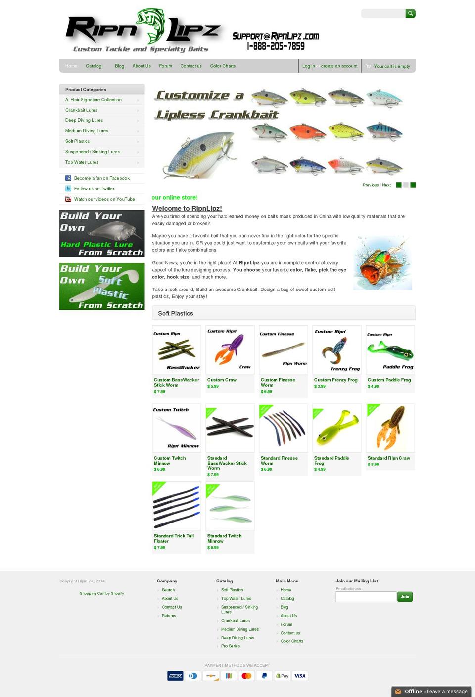 ripnlipz.com shopify website screenshot