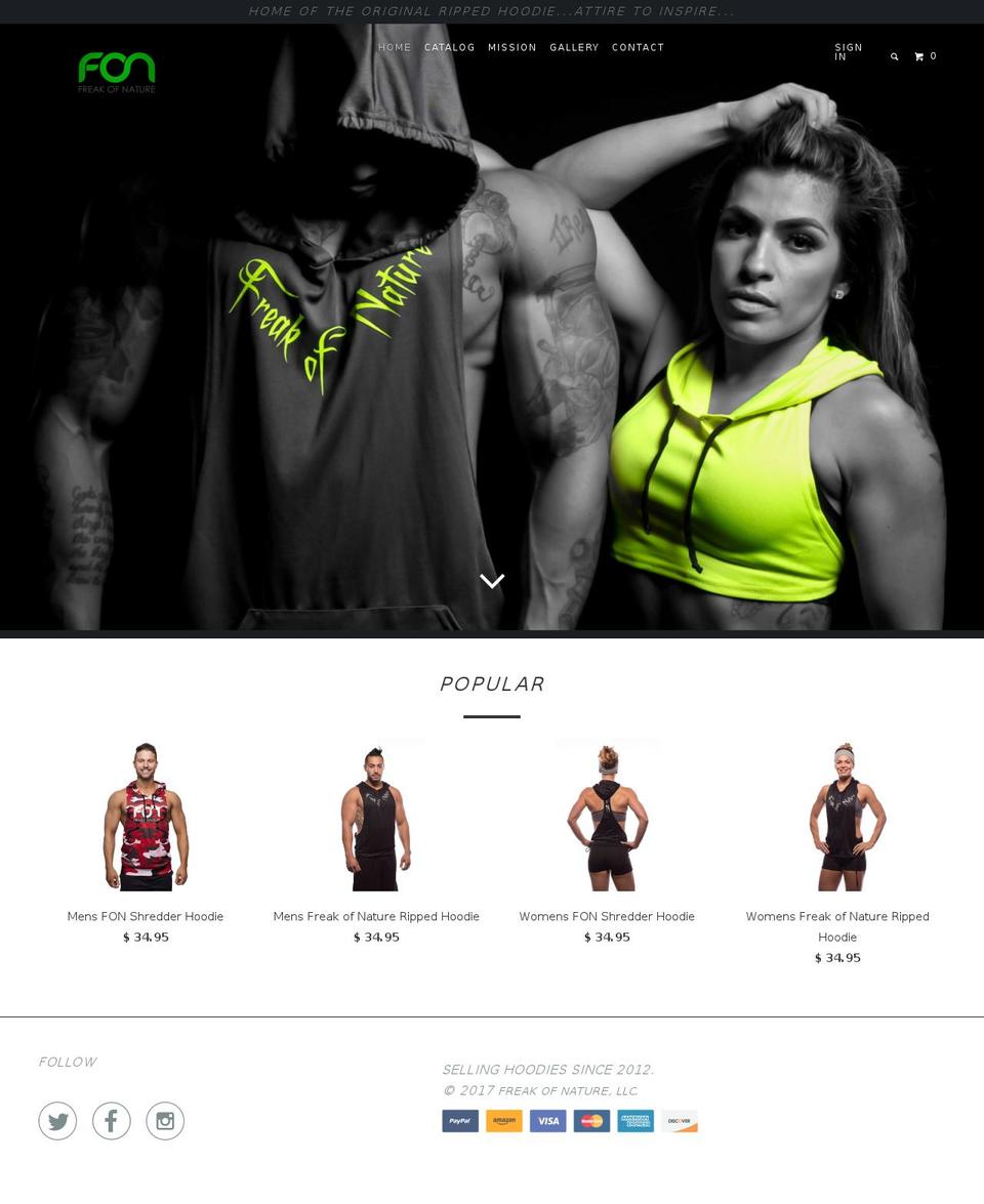 rippedhoodies.com shopify website screenshot