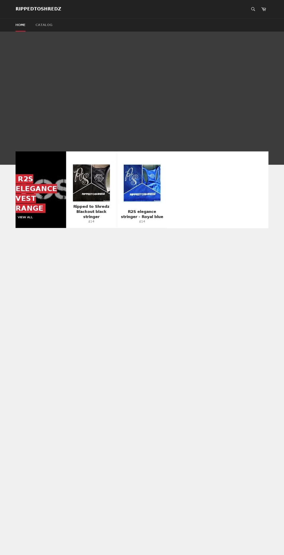 rippedtoshredz.com — Shopify storefront screenshot