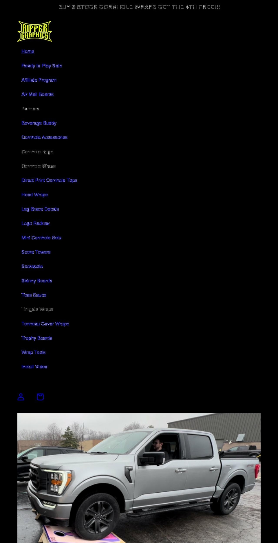 rippergraphics.com shopify website screenshot