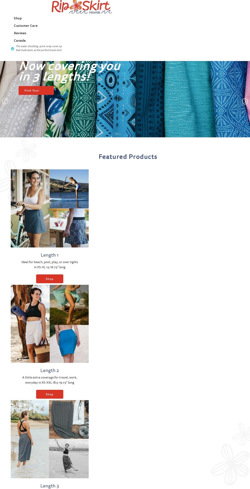 ripskirts.com shopify website screenshot