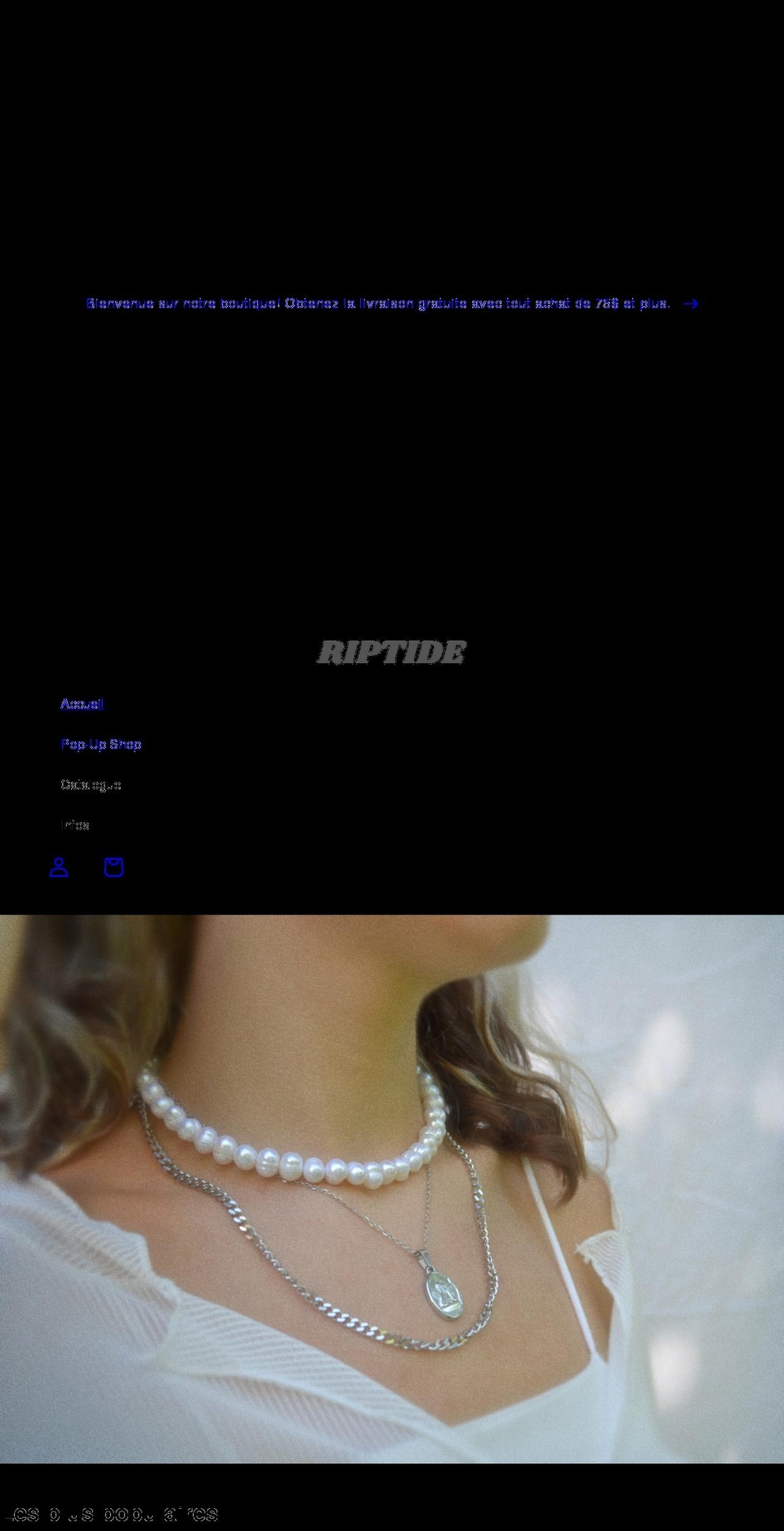 riptide-jewelry.com shopify website screenshot