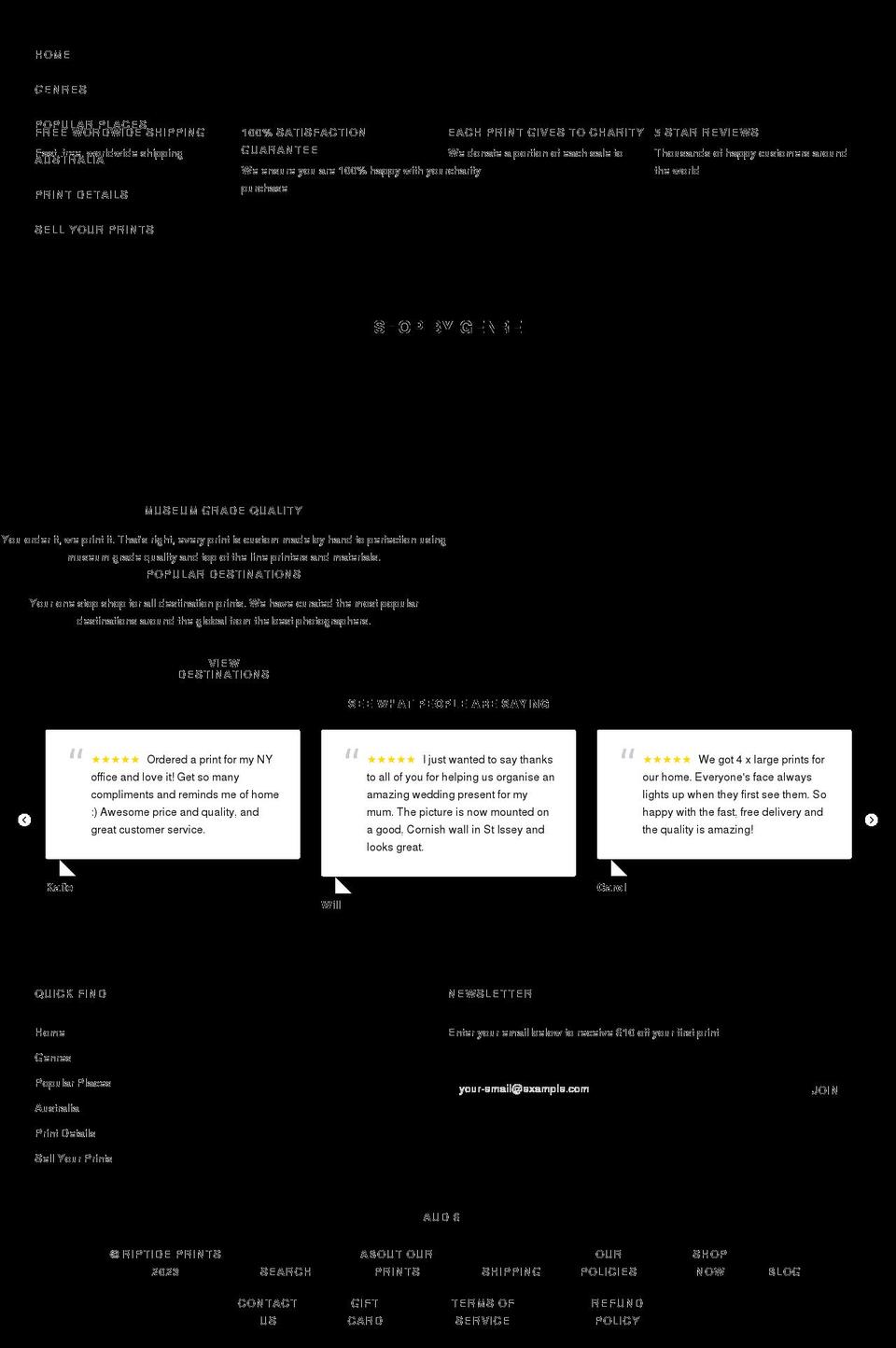 riptideprints.com — Shopify storefront screenshot