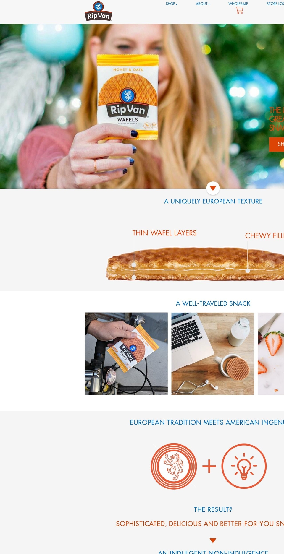 ripvanwafel.com — Shopify storefront screenshot