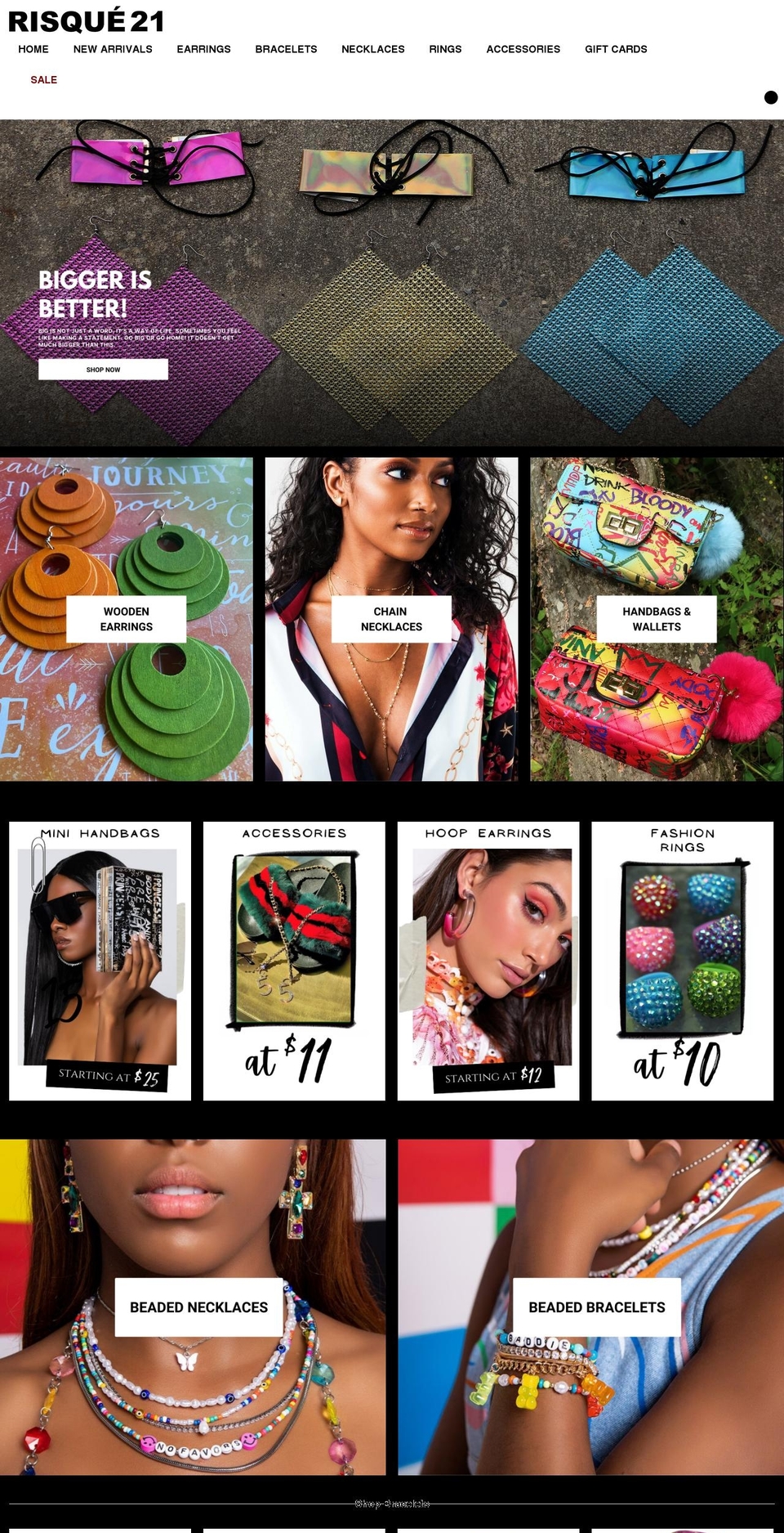 risque21.com — Shopify storefront screenshot