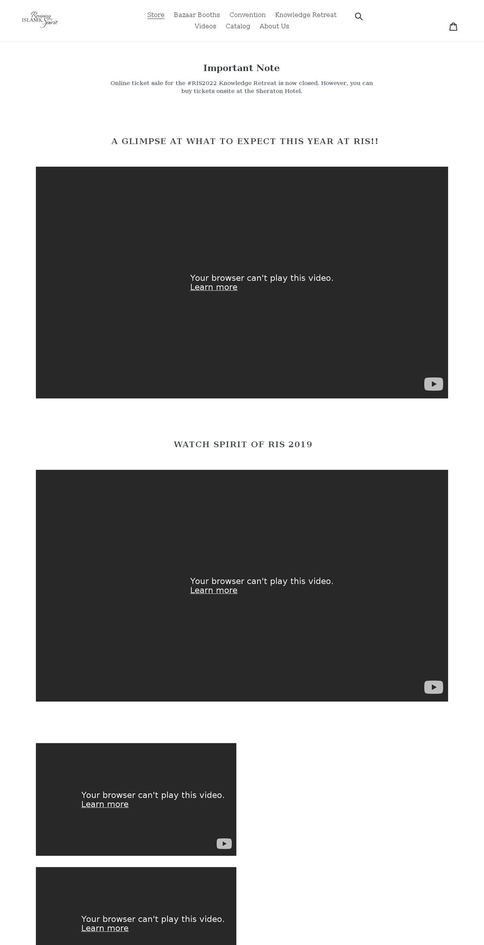 risstore.ca shopify website screenshot