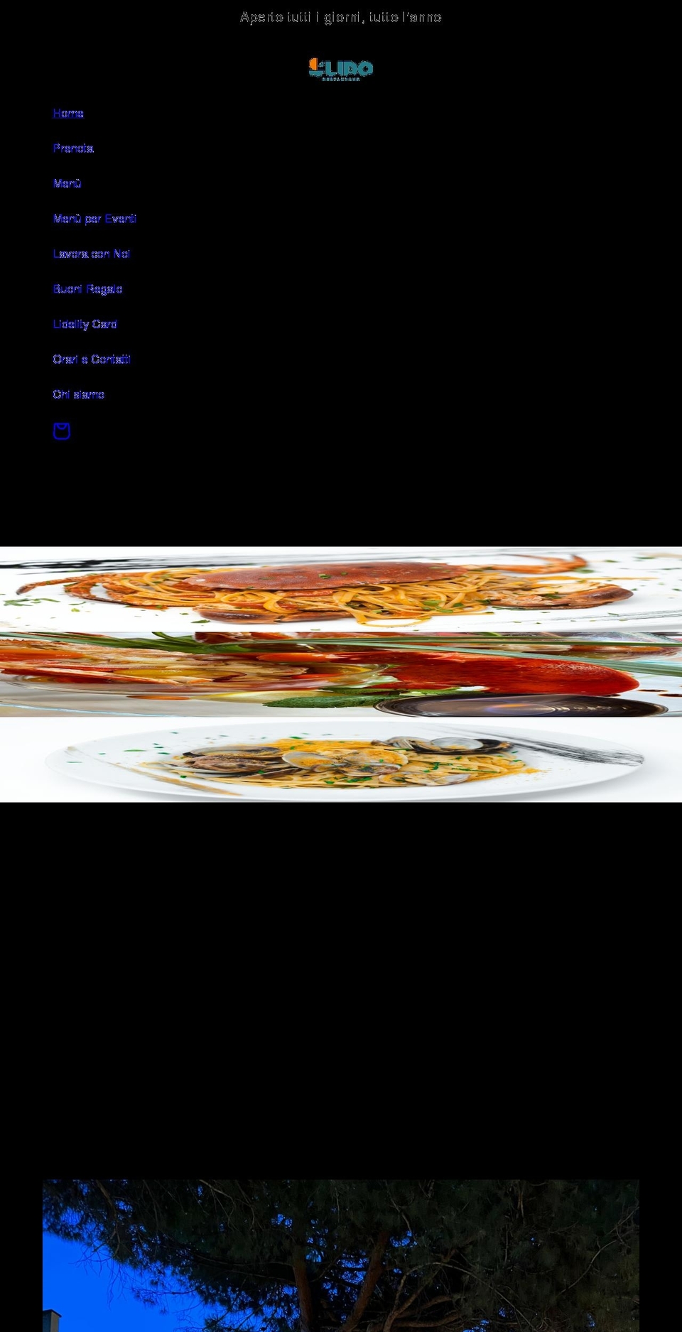 ristoranteillido.it shopify website screenshot