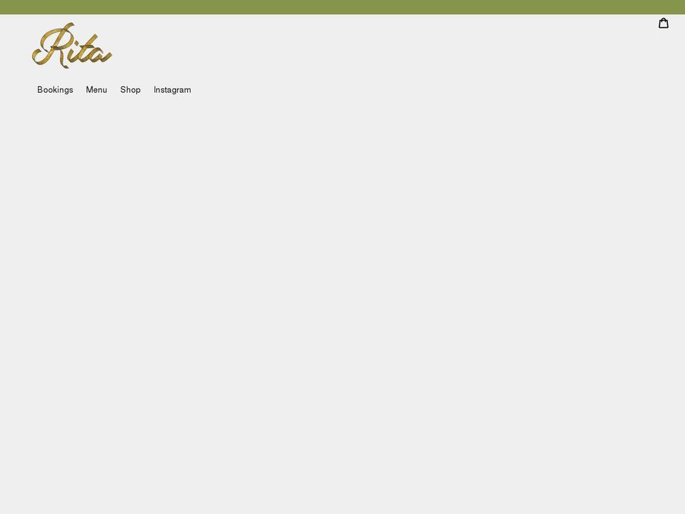 rita.co.nz shopify website screenshot