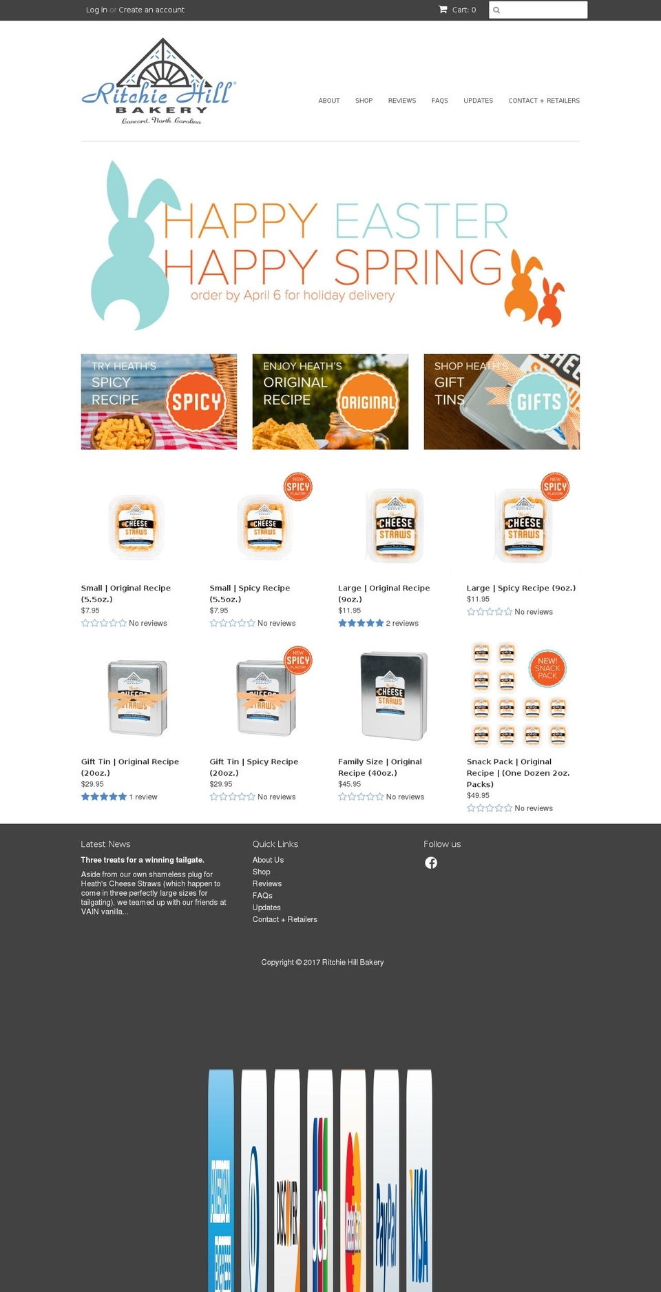 ritchiehillbakery.com shopify website screenshot