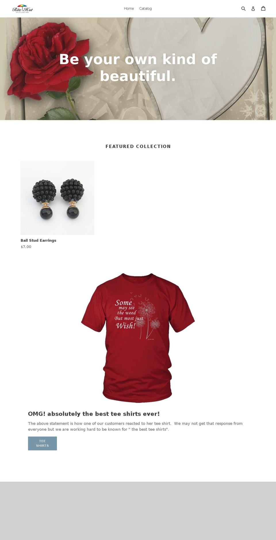 ritehut.com — Shopify storefront screenshot