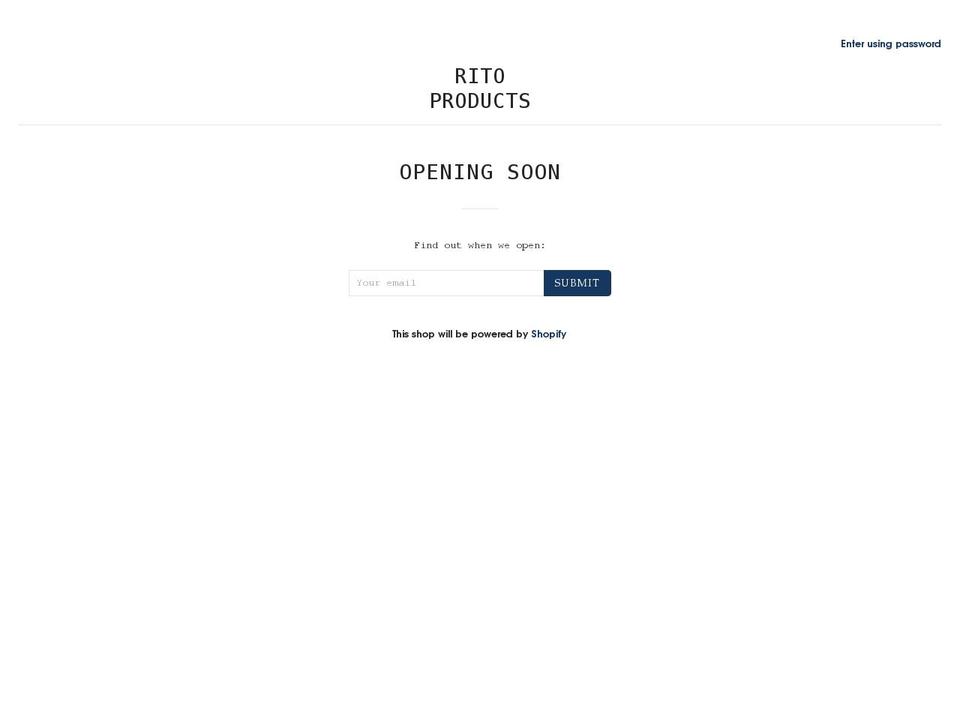 ritohats.com shopify website screenshot